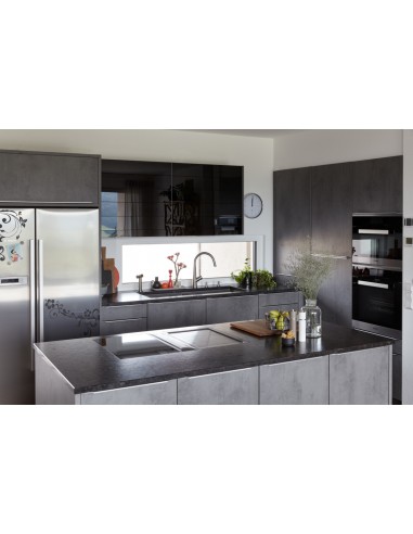 Schock Prepsation D150 Kitchen sink, inset-topmount, Cristadur carbonium granite