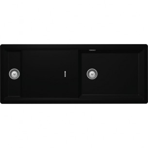 Schock Prepsation D150 Kitchen sink, inset-topmount, Cristadur Black Granite, Night