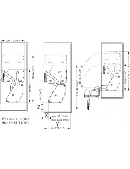 Kessebohmer i move KIMOVE600DA 600mm kitchen wall cabinets double