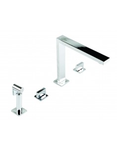 Novanta 4 Hole Kitchen Tap Handspray Chrome The 1810 Company SALE NOV/01/CH