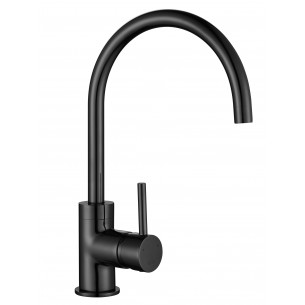 Courbe Curved Spout Gunmetal Kitchen Tap 1810 Single Lever COU/05/GM