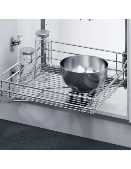 500mm VS TAL Gate Swing Out Larder 1700-1950mm X5 Chrome Baskets 54958133