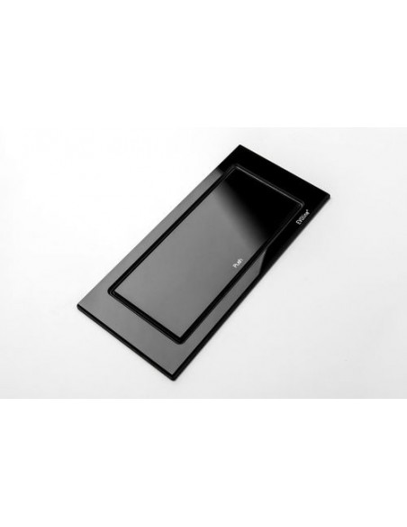 EVOline Backflip Black Glass Gloss Worktop Sockets C USB Charger 1592 7101 9700