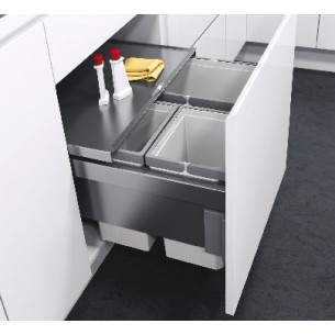 600mm Vauth Sagel Envi Space Pro 53L Pull Out Waste Bin Triple 50304537 2