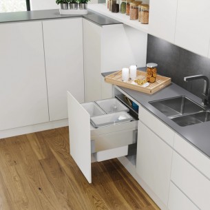 600mm Kitchen Waste Bin VS Envi Space XX 91L 515 Depth 50344504 2
