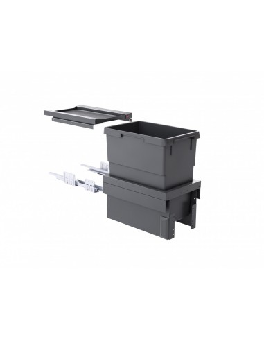 300mm Hailo Cargo Kitchen Pull Out Waste Bin 30L Synchro Soft-Closing  50258501
