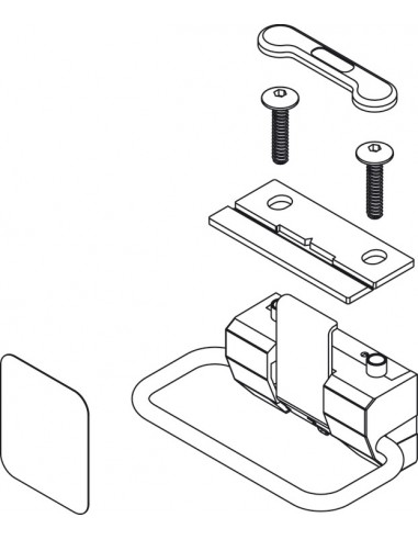 VS Envi Kick Kitchen Waste Bin Fixed Door Opener Pedal Vauth Sagel 50304950