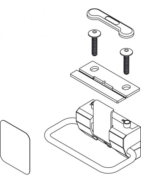 VS Envi Kick Kitchen Waste Bin Fixed Door Opener Pedal Vauth Sagel 50304950