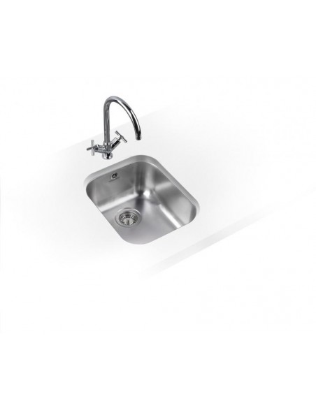 Rangemaster Atlantic Classic UB35 Stainless Steel Undermount Kitchen Sink 56564110