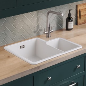 Rangemaster Rustique CRUB3314 Ceramic 1.5 Kitchen Sink