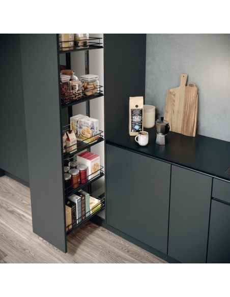 300mm Vauth-Sagel Kitchen Larder Premea Lava 1900-2140 Tall Pull-Out 54717015