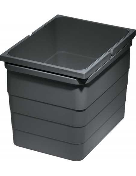 Ninka Waste Container 25L One2Five Free Stood Eco Kitchen Bin 50290698 Orion Grey Or 50290498 Light Grey