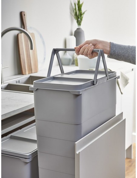 Ninka Waste Bin Lid 12L 17L 26L 32L One2Five Dark Grey Container Top 50287602