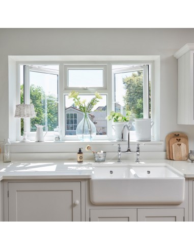 Shaws Classic Double 1000 Apron Front Belfast Kitchen Sink SCLD101