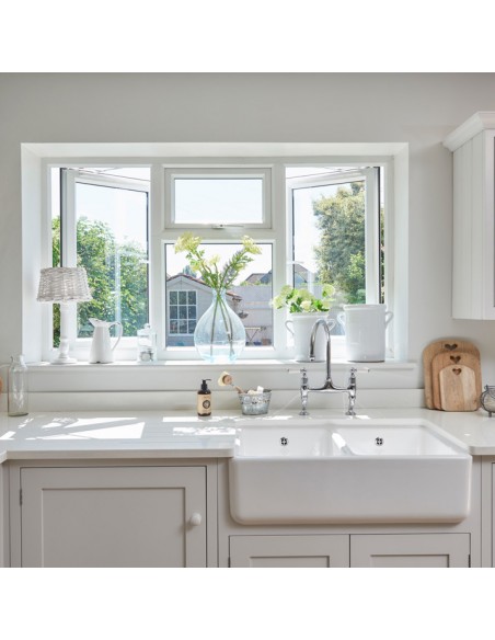 Shaws Classic Double 1000 Apron Front Belfast Kitchen Sink SCLD101