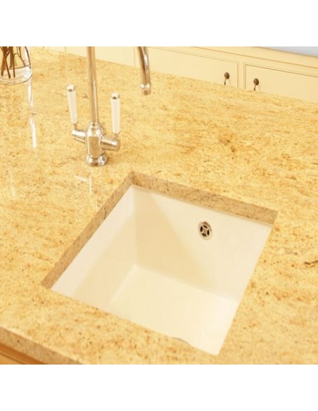 Shaws Classic Square Sink Inset/Undermount Ceramic White SCSQ460