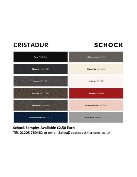 Schock Cristadur Granite Finishes