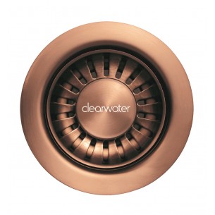 90mm Waste Regency Copper Plug Clearwater Kitchen Sink + Overflow   W90RC / W90ORC