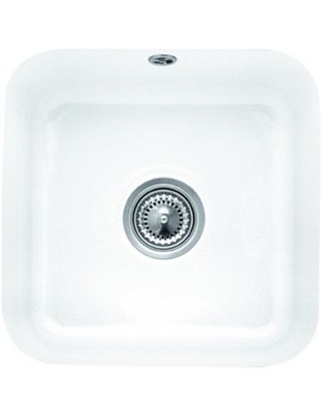 Kitchen Sink Waste Plug Basket Strainer Chrome Ceramic Overflow VBW