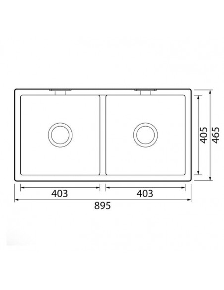 Thomas Denby Buxton 900mm Butler Kitchen Sink 2.0 Fluted Apron Front TBU900