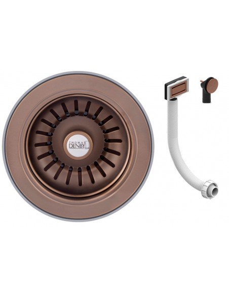 90mm Bronze Waste Kit Thomas Denby Kitchen Sink Strainer 1.0 / 2.0 TD1WBR