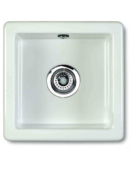 90mm Shaws Waste X2 Ceramic Kitchen Sinks CHROME Gold Nickel Bronze