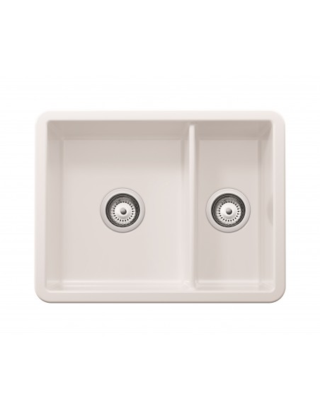 Thomas Denby Metro 1.5 Ceramic Kitchen Sink White MET1020W Inset or Undermount
