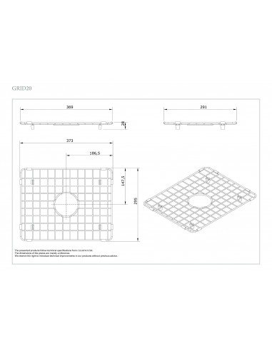 Thomas Denby Metro GRID Kitchen Sink Accessory...