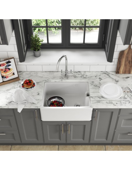 60mm Belfast 85mm Flange Waste Plug Kitchen Sinks Stainless Steel WRPC