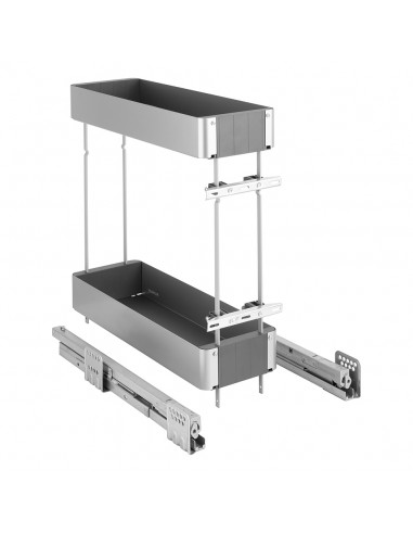 400mm Kessebohmer K-Line Base Pull-Out Anthracite Soft Closing KBP400KLA