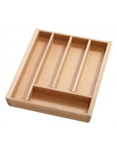 450mm Beech Cutlery Tray Kitchen Drawer Insert 424mm Depth Blum BCT450 2