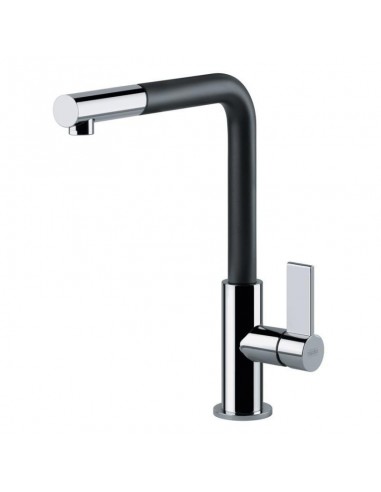 Clearwater Auriga Spray Tap Kitchen Pull Out Chrome Black Side Lever AUR3CP