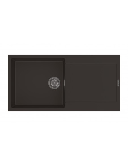 Clearwater Carina Kitchen Sink 1.0 Bowl Quarsil Granite Mocha CARD100LMC