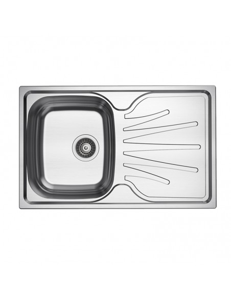 Clearwater Deep Blue Compact Stainless Steel Kitchen Sink 1.0 Bowl DB5B