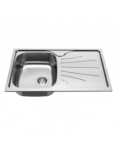 Clearwater Deep Blue Compact Stainless Steel Kitchen Sink 1.0 Bowl DB5B