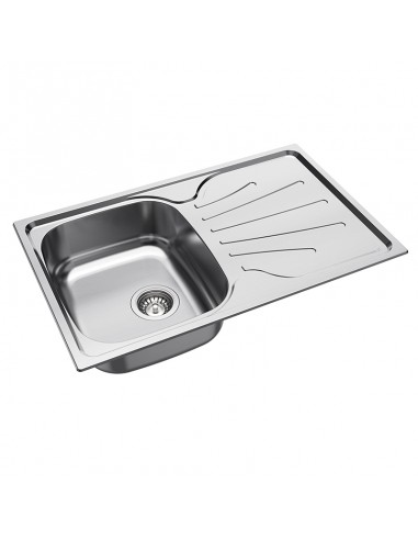 Clearwater Deep Blue Compact Stainless Steel Kitchen Sink 1.0 Bowl DB5B