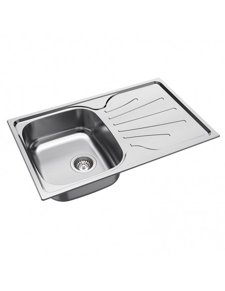 Clearwater Deep Blue Compact Stainless Steel Kitchen Sink 1.0 Bowl DB5B