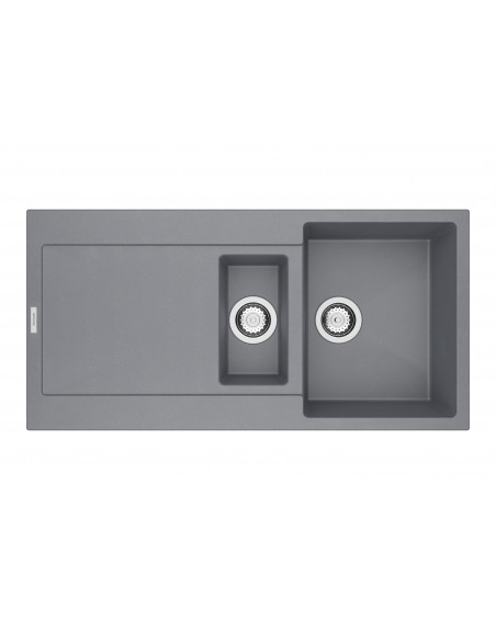 Clearwater Carina D150 Croma Quarsil Granite Kitchen Sink & Waste CARD150CR