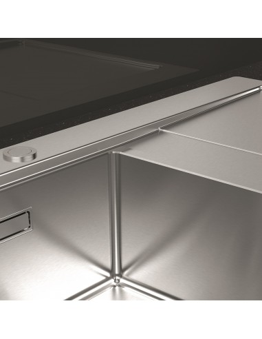 Clearwater Xeron 86 Kitchen Sink Square 1.0 Compact 1.2mm Stainless Steel