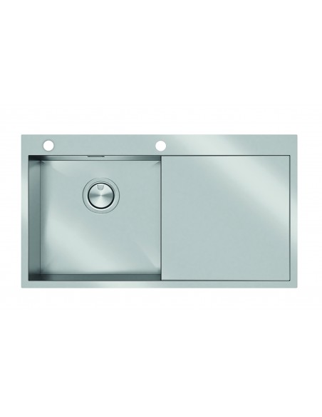 Clearwater Zenith 1.0 Kitchen Sink 1.6mm Stainless Steel Waste ZE100