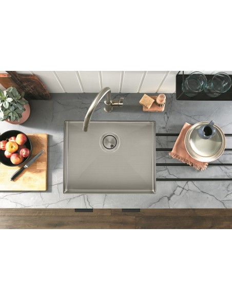 Clearwater Volta VL500S Kitchen Sink Inset/Under Stainless Steel