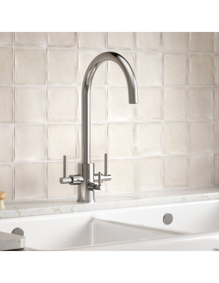 Clearwater Stella Tri-Spa Chrome Water Filter Mixer Kitchen Tap Pure ST2CP
