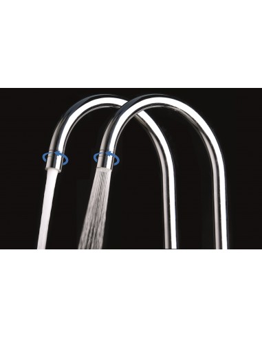 Clearwater Elegance Bridge Copper Kitchen Tap White Twin Levers 0.1 ELB10BC