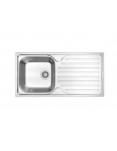 Clearwater Ava Kitchen Sink 1.0 Large Stainless Steel Reversible AV100