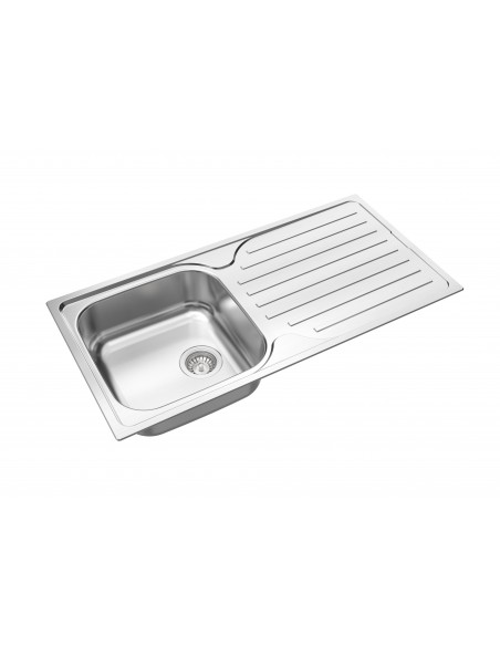 Clearwater Ava Kitchen Sink 1.0 Large Stainless Steel Reversible AV100