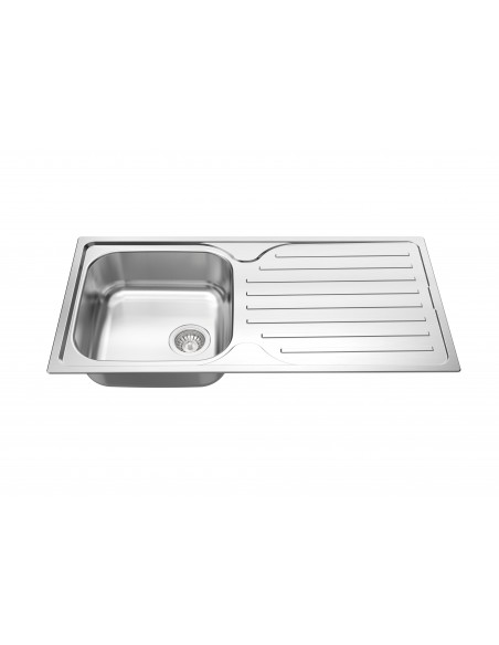 Clearwater Ava Kitchen Sink 1.0 Large Stainless Steel Reversible AV100
