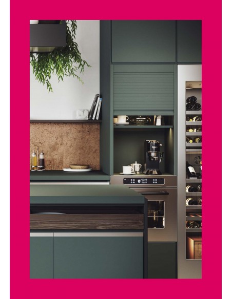 Rehau Tambour Door Bespoke Matt Colours 25mm Slats Kitchen RAUVOLET