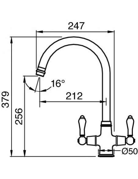 Clearwater Elegance Handspray Bronze Kitchen Tap + Pull Out WRAS ELR20BZ