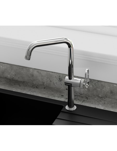 Clearwater Juno Chrome Kitchen Tap Single Lever 360° WRAS Approved JUL10CP