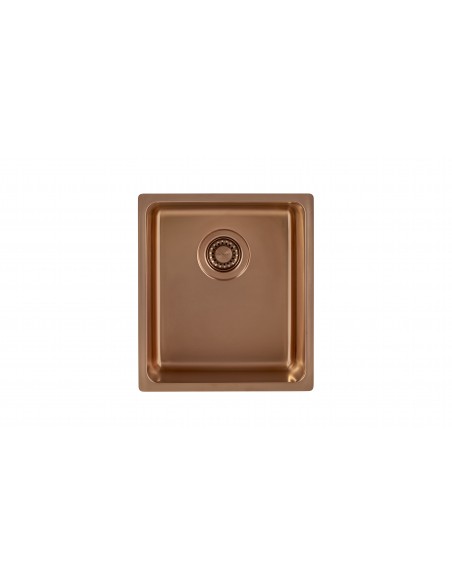 Clearwater Salsa Copper SA35RC 1.0 Bowl Kitchen Sink Under / Inset PVD